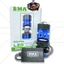 Đèn pha bi cầu R03Plus Pha màn chập chính hãng BMA trợ pha laser rộng 70w cho oto và xe máy chân H4