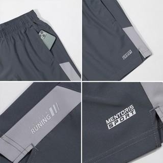 COMBO 2 Quần Short Chạy Bộ Nam MENTORIS Vải Gió Thoáng Khí,Form Thể Thao,Vận Động Thoải Mái CB2MSR11