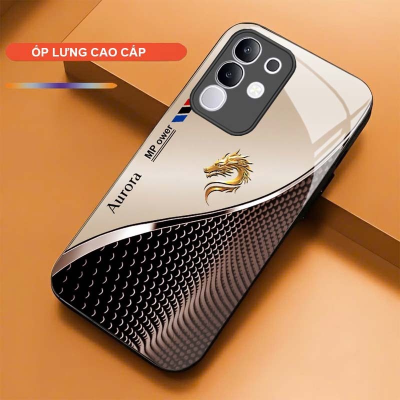 Ốp Lưng Cho VIVO Y29 Cao Cấp – Thiết Kế Rồng Vàng May Mắn, Sang Trọng, Chống Trầy, Bền Đẹp