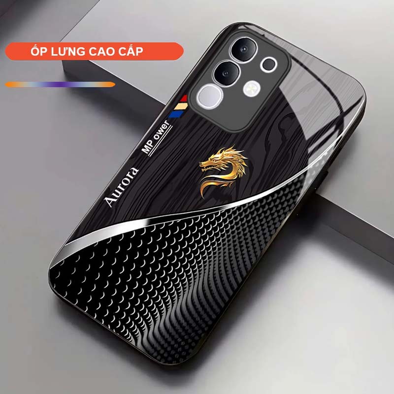 Ốp Lưng Cho VIVO Y29 Cao Cấp – Thiết Kế Rồng Vàng May Mắn, Sang Trọng, Chống Trầy, Bền Đẹp