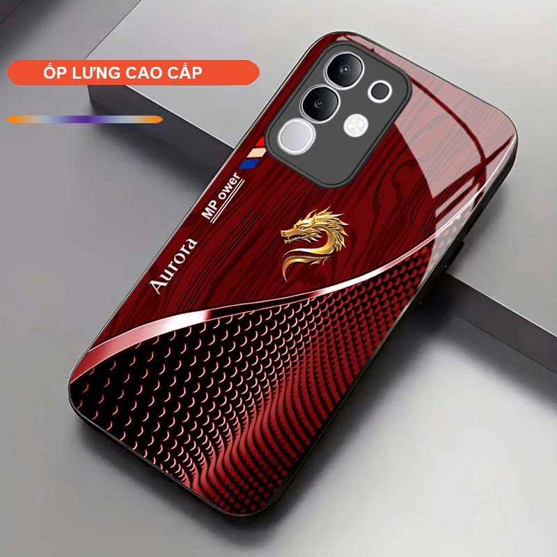 Ốp Lưng Cho VIVO Y29 Cao Cấp – Thiết Kế Rồng Vàng May Mắn, Sang Trọng, Chống Trầy, Bền Đẹp