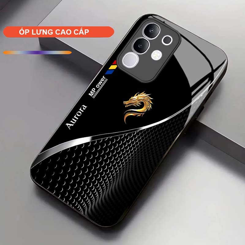 Ốp Lưng Cho VIVO Y29 Cao Cấp – Thiết Kế Rồng Vàng May Mắn, Sang Trọng, Chống Trầy, Bền Đẹp