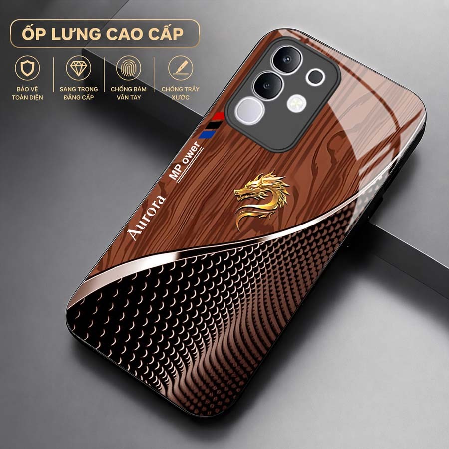 Ốp Lưng Cho VIVO Y29 Cao Cấp – Thiết Kế Rồng Vàng May Mắn, Sang Trọng, Chống Trầy, Bền Đẹp