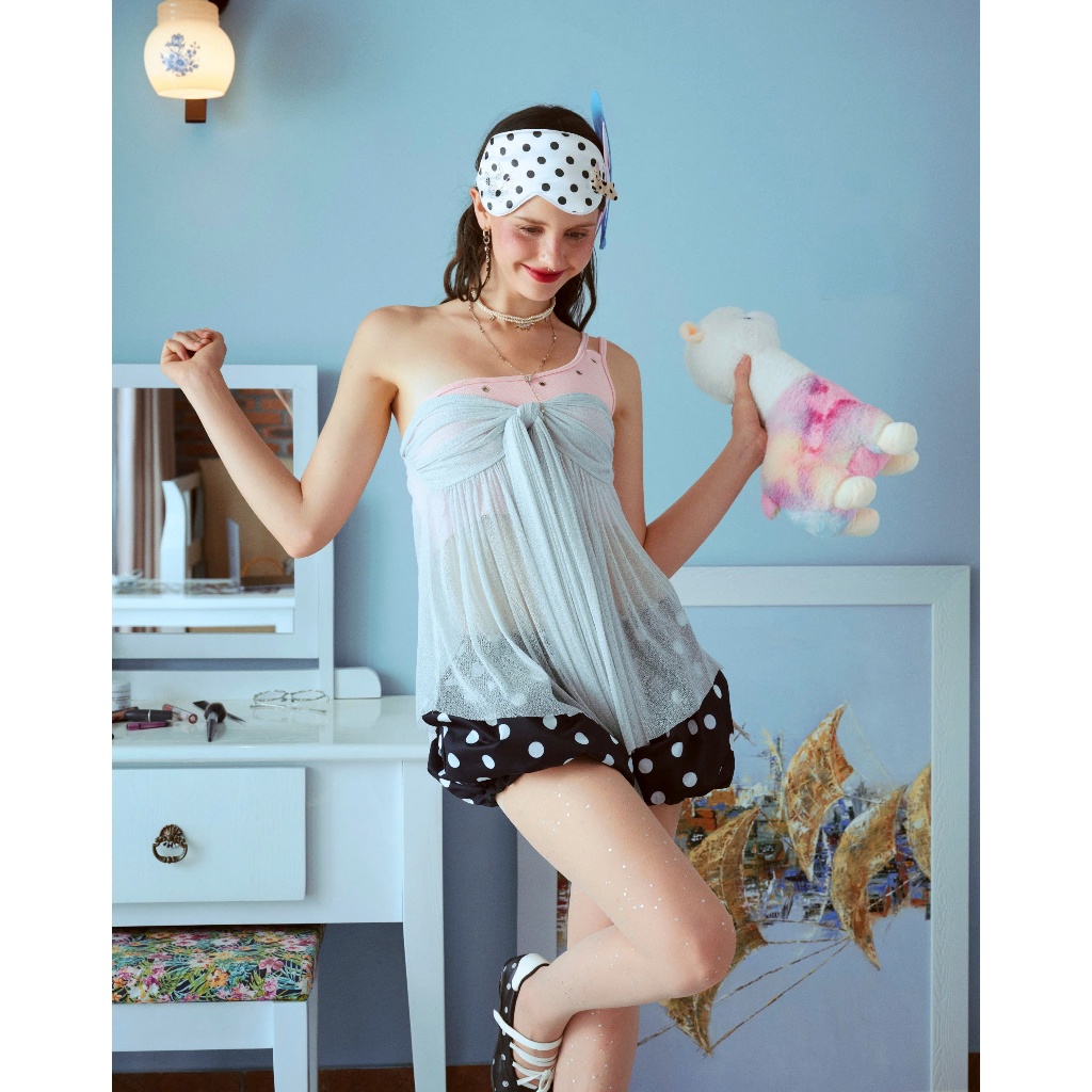 Remmus | Mellow Set - Set 2 áo layer lệch vai phối cúp ngực - BST SUMMER SLUMBER