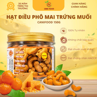Hạt Điều Phô Mai Trứng Muối Canifood 150g Béo Ngậy Giòn Tan Cực Gây Nghiện Đã Được Kiểm Nghiệm An Toàn