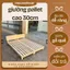 Giường pallet gỗ quế thơm, giường gỗ đa dạng kích thước cao 30cm(có video hướng dẫn lắp)