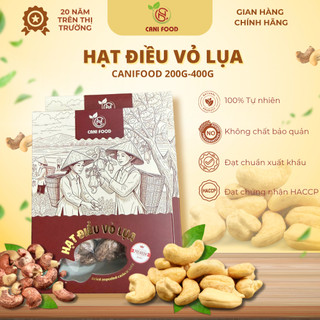 Hạt Điều Vỏ Lụa Canifood Hộp Quà 200g 400g Giòn Bùi Tự Nhiên Sang Trọng Biếu Tặng Đã Kiểm Nghiệm