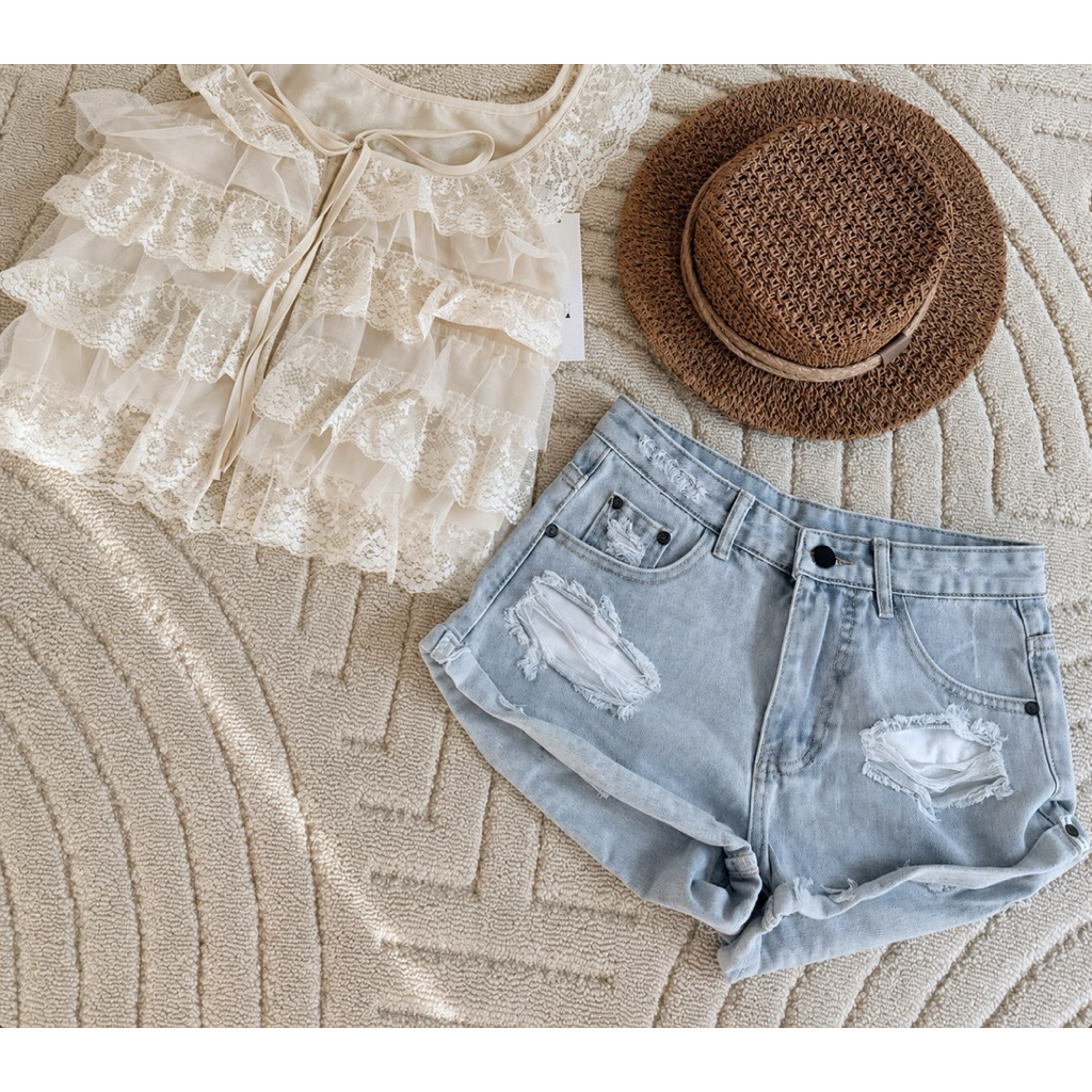 𝑺𝒔𝒖.𝑺𝒕𝒖𝒅𝒊𝒐 QUẦN SOOC DENIM RÁCH SIU HOT