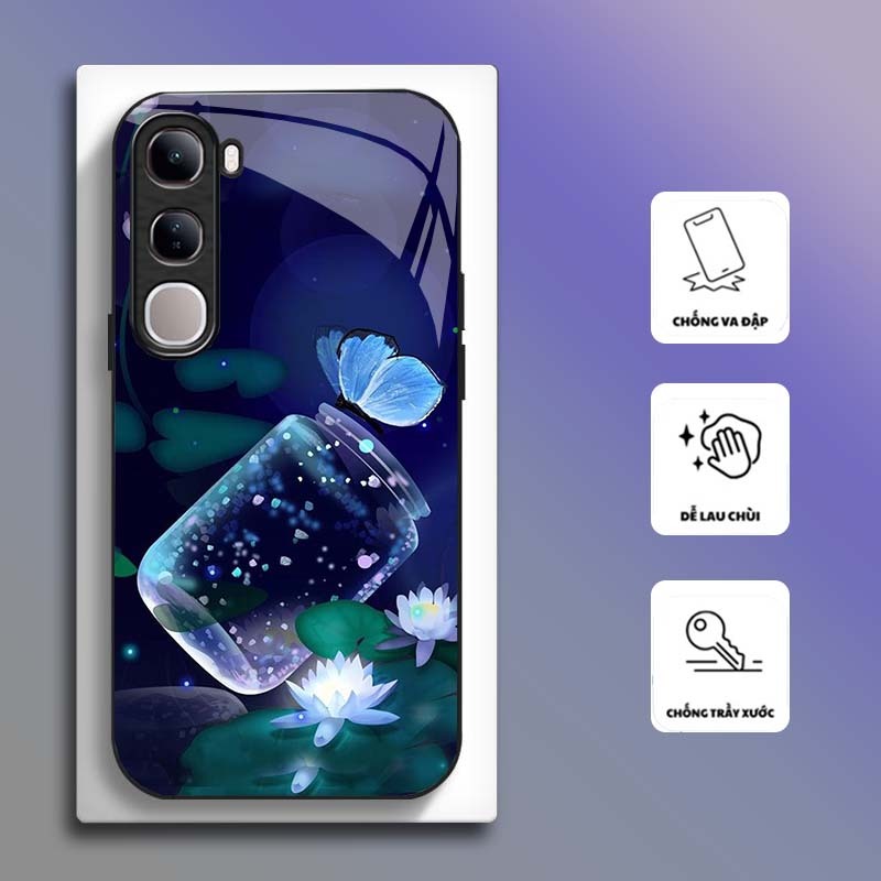 Ốp Lưng cho VIVO V40 LITE/ Y19S/ Y19S PRO Hoa Sen Nghệ Thuật – Thiết Kế Sang Trọng, Chống Trầy Xước Cao Cấp