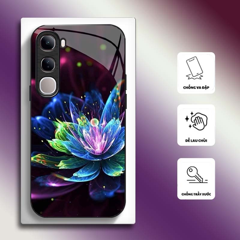 Ốp Lưng cho VIVO V40 LITE/ Y19S/ Y19S PRO Hoa Sen Nghệ Thuật – Thiết Kế Sang Trọng, Chống Trầy Xước Cao Cấp
