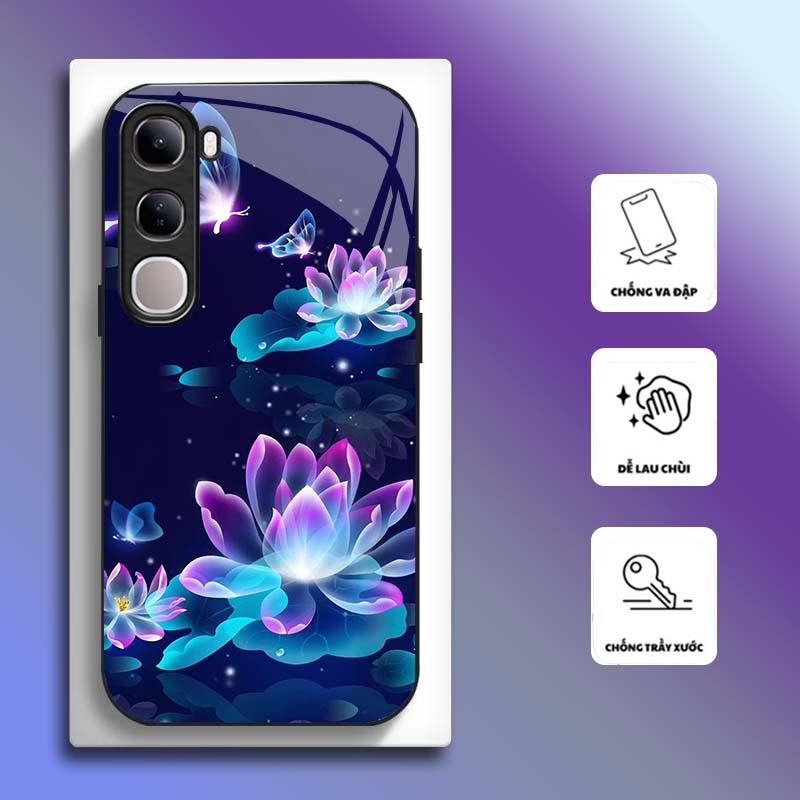 Ốp Lưng cho VIVO V40 LITE/ Y19S/ Y19S PRO Hoa Sen Nghệ Thuật – Thiết Kế Sang Trọng, Chống Trầy Xước Cao Cấp