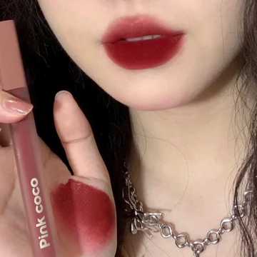 Son Kem Lì Pink Coco Mềm Mịn Dưỡng Ẩm Môi Có Ảnh Thật Chính Hãng Nội Địa Trung