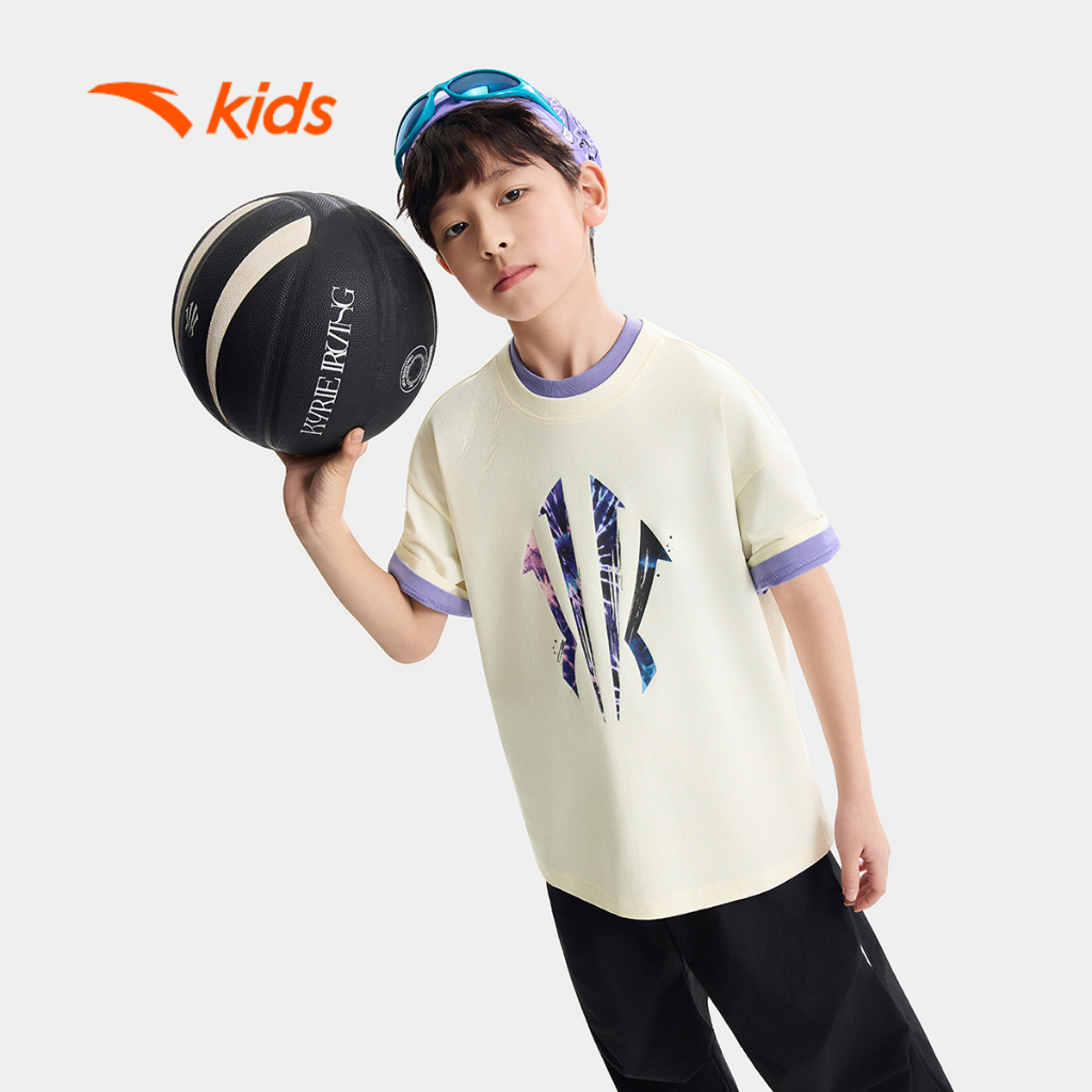 Anta Kids Áo Phông Bóng Rổ Kyrie Irving Dành Cho Bé Trai 3526B1177