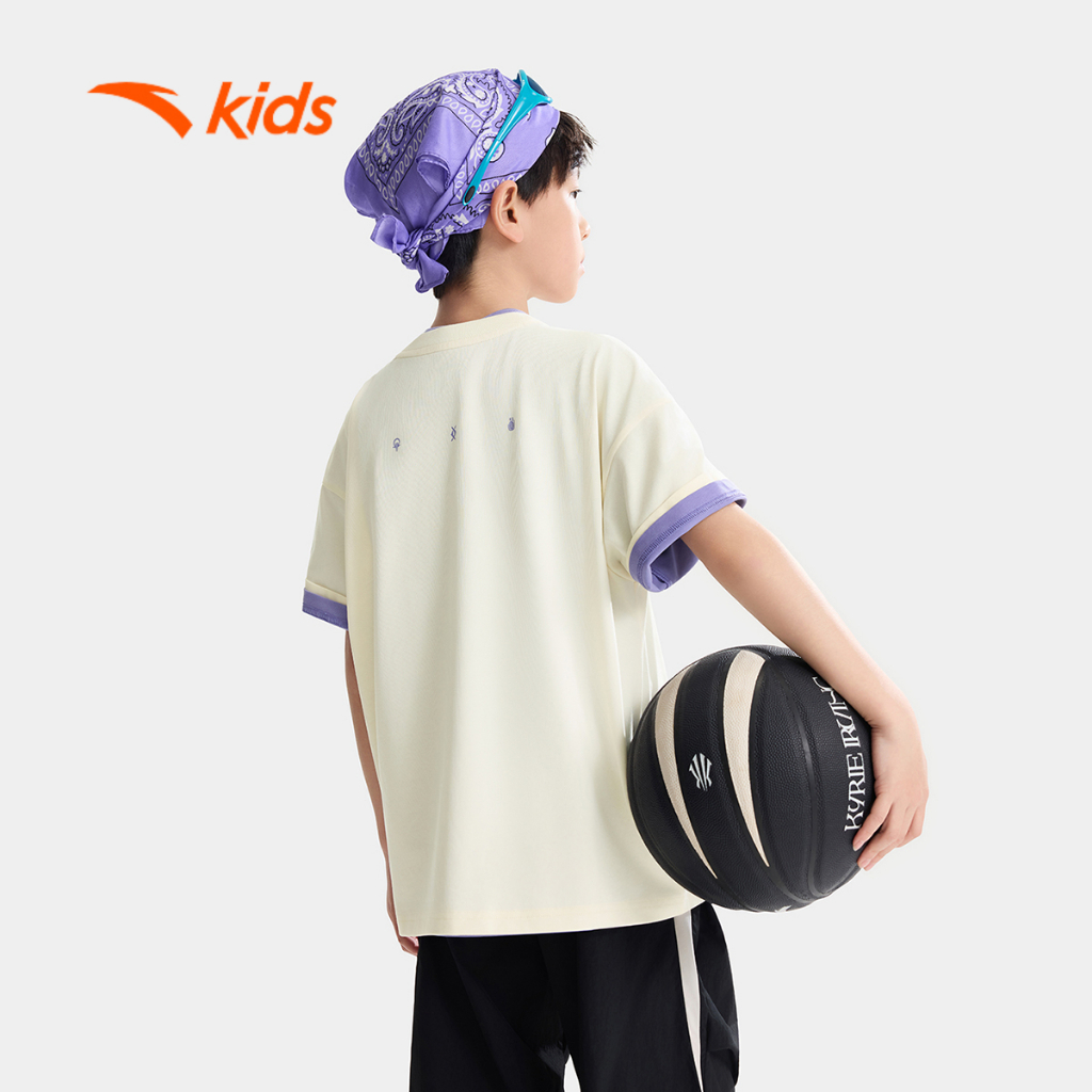 Anta Kids Áo Phông Bóng Rổ Kyrie Irving Dành Cho Bé Trai 3526B1177
