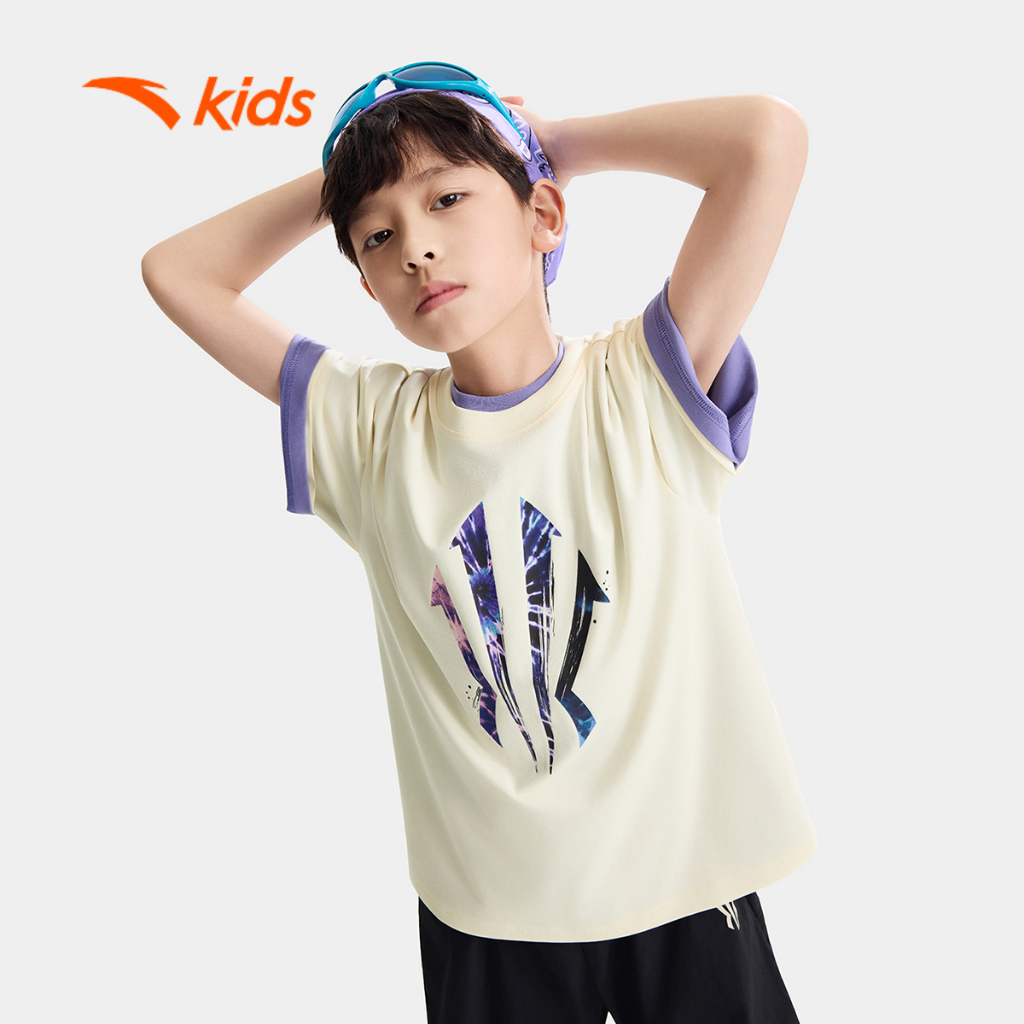 Anta Kids Áo Phông Bóng Rổ Kyrie Irving Dành Cho Bé Trai 3526B1177