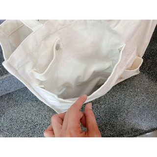 Túi Tote Túi Vải Canvas Phong Cách Hàn quốc siêu to mịn Size : 35 x 30 x 15cm ( to và rộng lắm ) Hkm dove