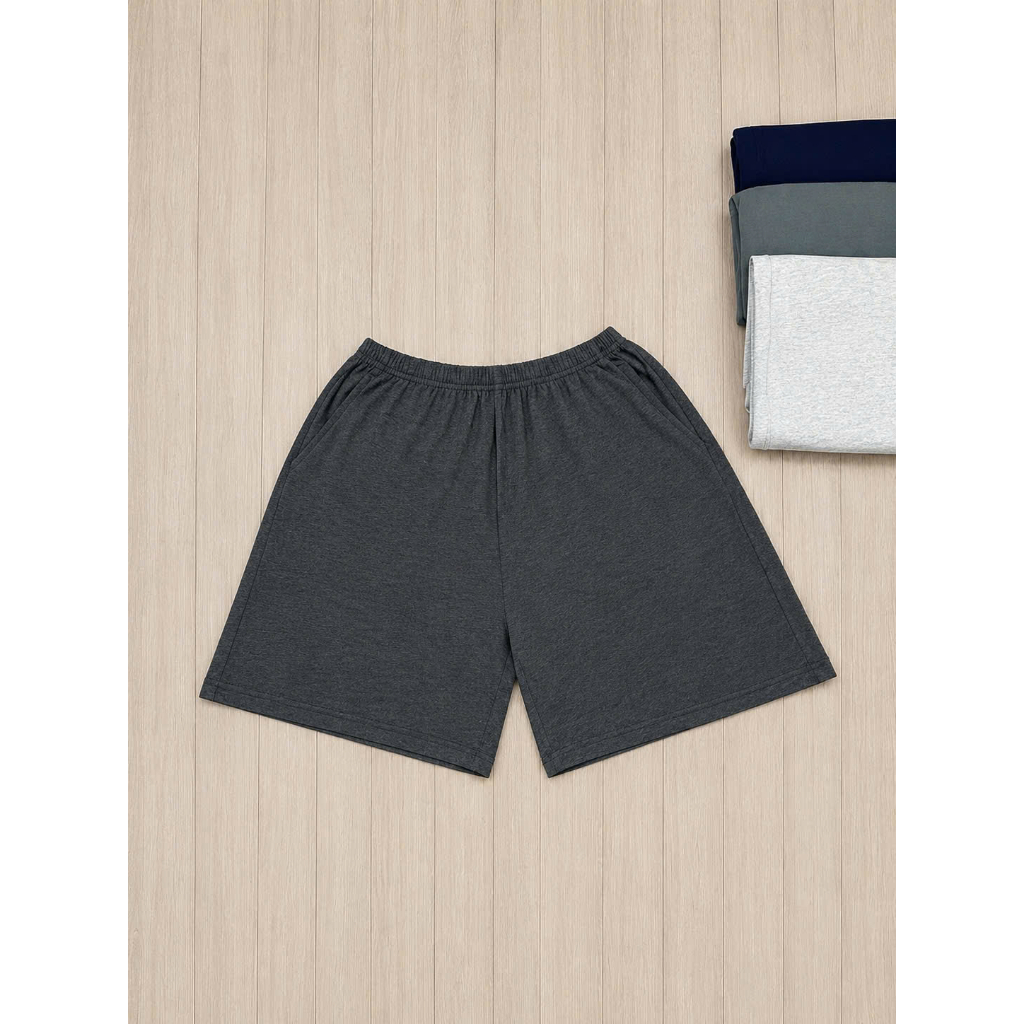 Combo 2 Quần Đùi Nam Mặc Nhà OHANLY – Quần Short Nam Cotton Form Suông Co Giãn Mặc Nhà Đi Chơi Thể Thao Basic