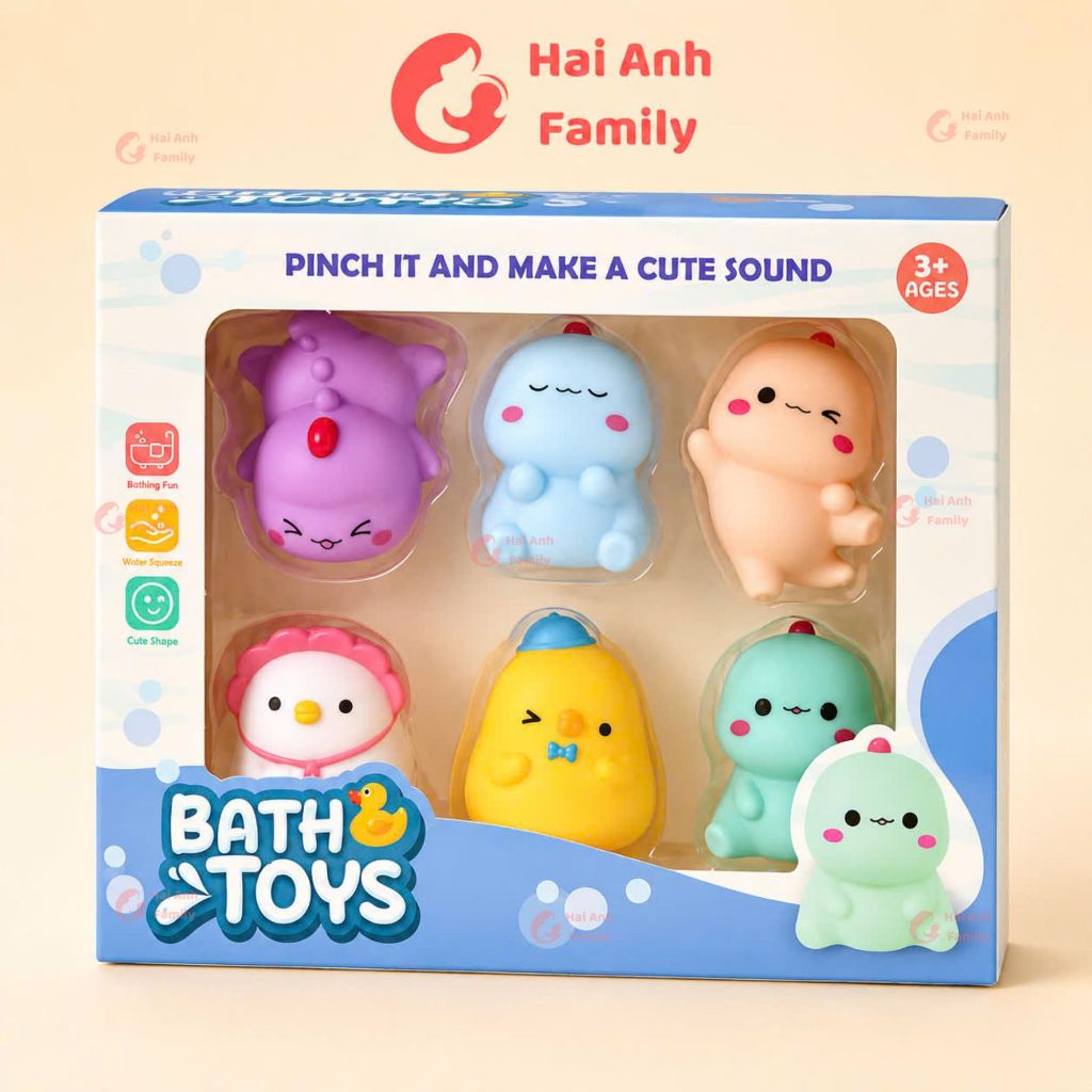Đồ chơi thú bóp kêu chíp chíp nhiều hình đáng yêu cho bé