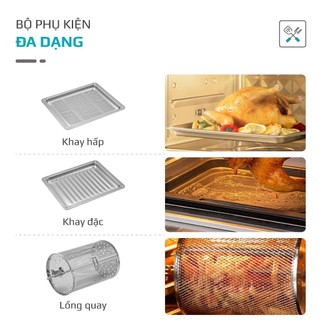 [OLIVO] (PHỤ KIỆN - KHÔNG BÁN) Full Bộ Phụ Kiện Nồi Chiên Hơi Nước OLIVO