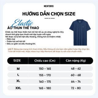 Áo Thun Nam MENTORIS Chất Thun Lạnh Gân Sọc, Form Gọn Người,Mặc Thoải Mái MTS02