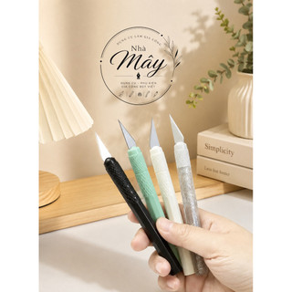 dao tách võ cạo đều cán bự, Dao cạo đều lột tỏi lột hạt sen cán lùn chất liệu nhựa cứng