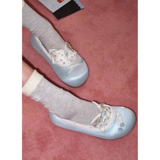 Giày búp bê baby blue Masoomake - (Sẵn Xanh 38)
