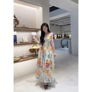 ĐẦM MAXI 2 DÂY HỌA TIẾT HOA DÁNG DÀI ĐI BIỂN QUYẾN RŨ | VÁY NỮ HOT TREND 2026 BY CHAMIE STORE VA7037