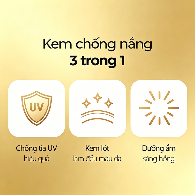 【BÁN CHẠY】 Kem Chống Nắng SPF50 PA+++ 50g Nâng Tone Dưỡng Ẩm Chống Tia UV