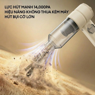 Máy hút bụi ô tô HEPA cầm tay không dây, hút bụi nhà cửa, xe ô tô, giường nệm, lông chó mèo, đa chức năng, lực hút mạnh