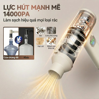 Máy hút bụi ô tô HEPA cầm tay không dây, hút bụi nhà cửa, xe ô tô, giường nệm, lông chó mèo, đa chức năng, lực hút mạnh