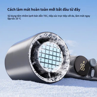 Quạt Cầm Tay Sò Lạnh MK S026  Tốc Độ Gió Cực Mạnh, Quạt Cầm Tay Tiện Lợi Dễ Mang Theo  phukienmk10