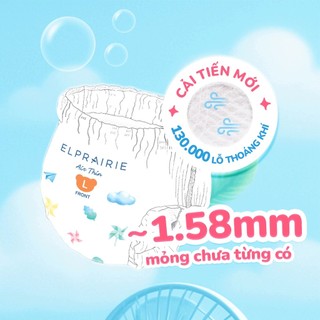 [ĐƯỢC CHỌN QUÀ] Combo 10 Bịch Tã/Bỉm Quần ELPRAIRIE AIR THIN Hàn Quốc, Siêu Thấm Hút, Mỏng Mát Khô Thoáng