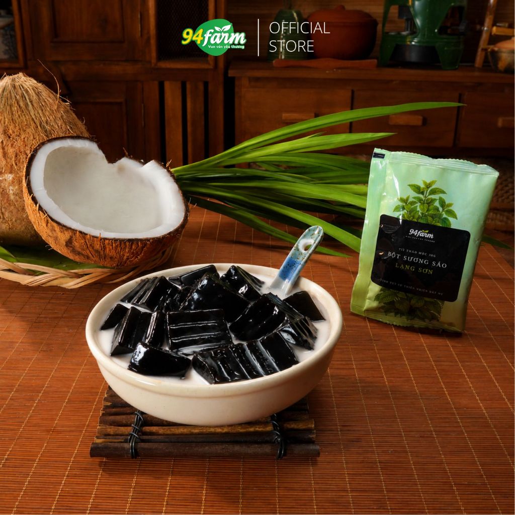 [Túi 30g] Bột sương sáo đen thảo mộc Lạng Sơn Túi 30g 94farm