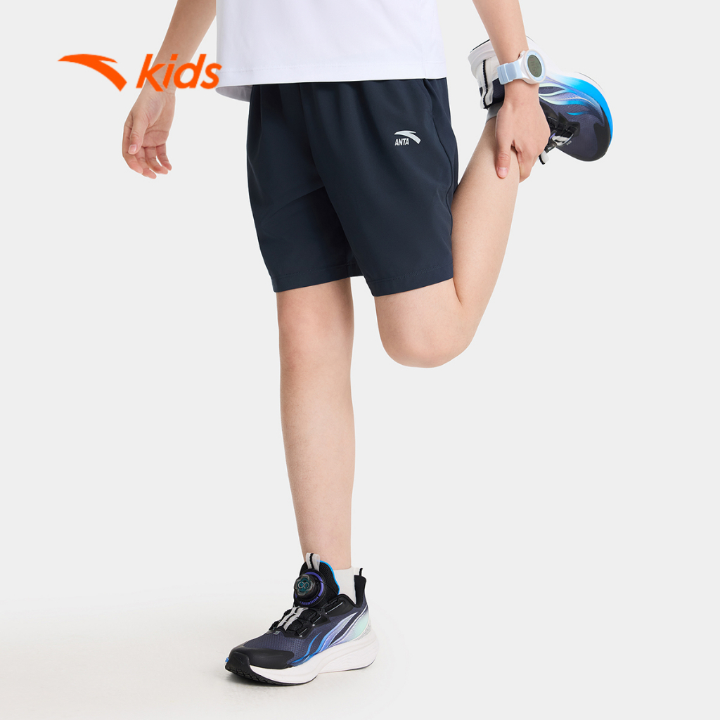 Anta Kids Quấn Short Bé Trai Thể Thao, Toáng Mát, Thoải Mái Vận Động  A526B7301