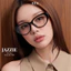 Kính mắt chuyên lắp cận JAZZIE - LÉAGLASSES mắt mèo nhựa dẻo TR90 cao cấp