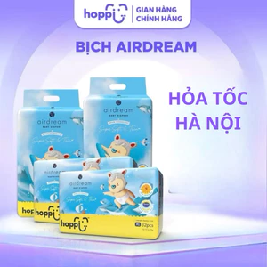 Tã-Bỉm quần/dán Hoppi Airdream siêu mềm mỏng ( đủ size cho bé )