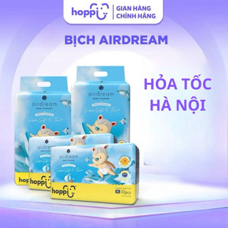 Tã-Bỉm quần/dán Hoppi Airdream siêu mềm mỏng ( đủ size cho bé )
