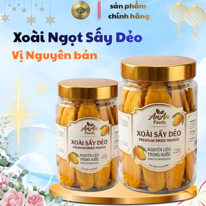 Xoài sấy dẻo vị nguyên bản ăn không chất bảo quản ngob ngọt tự nhiên ăn vặt làm quà ăn sản phẩm sạch