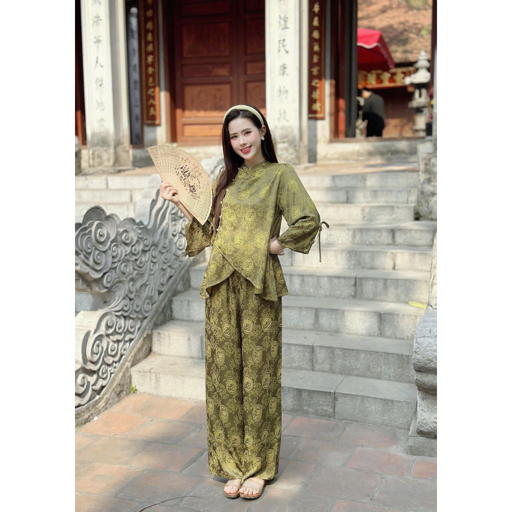 BỘ LAM LỤA GẤM NGỌC NGUYÊN BỘ 40-60kg