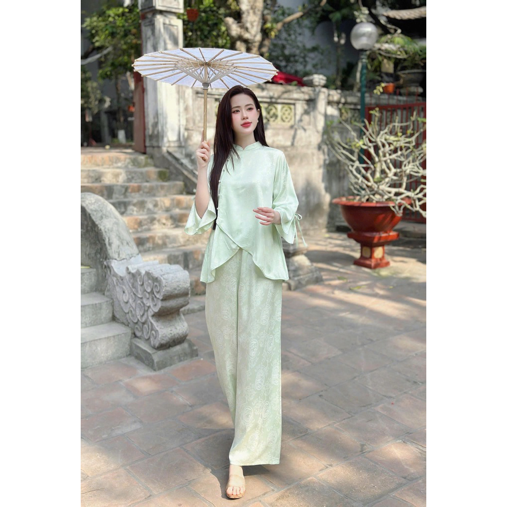 BỘ LAM LỤA GẤM NGỌC NGUYÊN BỘ 40-60kg