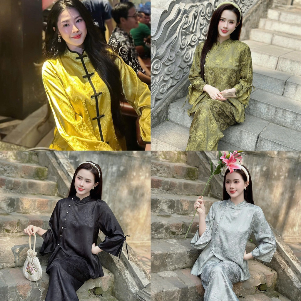 BỘ LAM LỤA GẤM NGỌC NGUYÊN BỘ 40-60kg