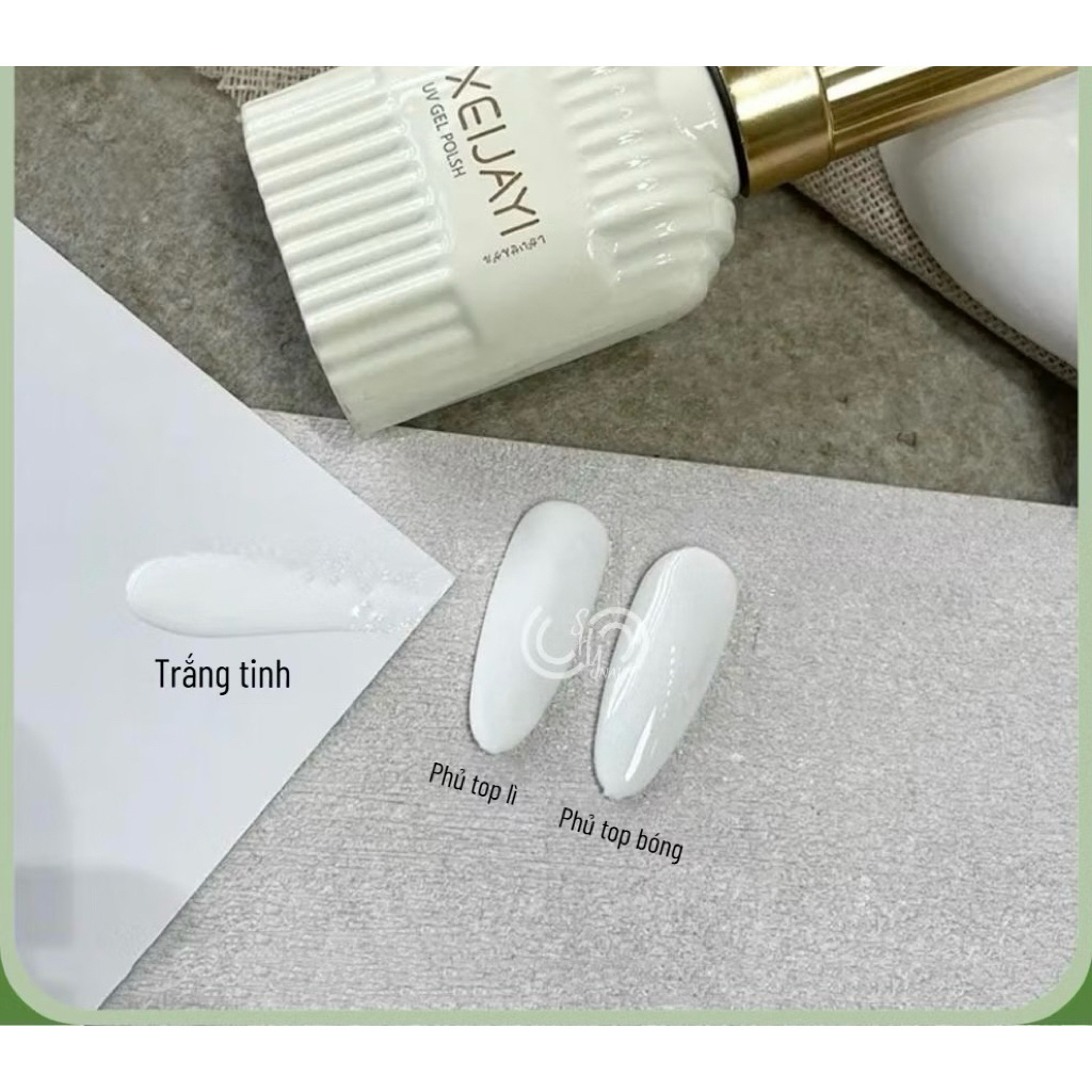 Sơn gel đen - trắng nhà xeijayi sẵn ship ạ