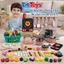 Bộ Đồ Chơi Nhà Bếp Nhiều Món ToysLit Playhouse Mô Phỏng Đồ Dùng Nấu Ăn, Có Hộp Đựng Đồ Chơi Cho Bé