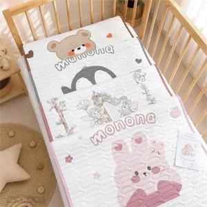 Thảm điều hoà kèm gối Monona chất liệu thông thoáng, điều hoà thân nhiệt quanh năm bảo vệ làn da bé