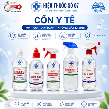 Cồn 70 độ, Cồn 90 độ Vĩnh Phúc Sát Trùng Diệt Khuẩn Chai 500ml | Giá Tốt, Uy Tín, Chĩnh hãng