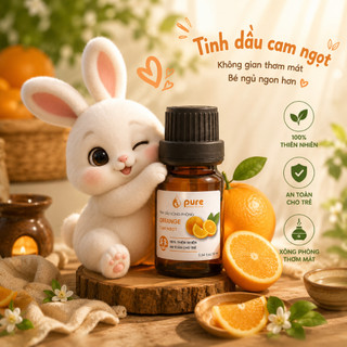Tinh Dầu Xông Thơm Phòng - Hương Cam,Bạc Hà - Khử Khuẩn, Bảo Vệ Sức Khỏe 10ml