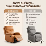 Ghế Sofa Bọc Da PU Cao Cấp Ghế Sofa Đơn Văn Phòng Bọc Da Cao Cấp, Giường Sofa Gấp Gọn Thông Minh Thư — ảnh 3