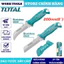 Dao tuốt dây cáp TOTAL, lưỡi sắc chính xác, dùng cho điện công nghiệp – công trình – sửa chữa DN2