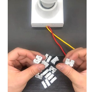 Đầu Nối Nhanh Dây Điện CH-2 2P – Cút Nối Dây Điện An Toàn, Đấu Nối Không Cần Băng Keo, Tiện Lợ