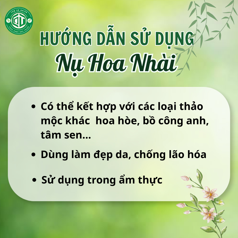Nụ Nhài Khô Đức Thiện Loại 1 100g/200g – Khô, Sạch, Thơm – Làm Đẹp Da, Chống Lão Hóa, Hỗ Trợ Tim